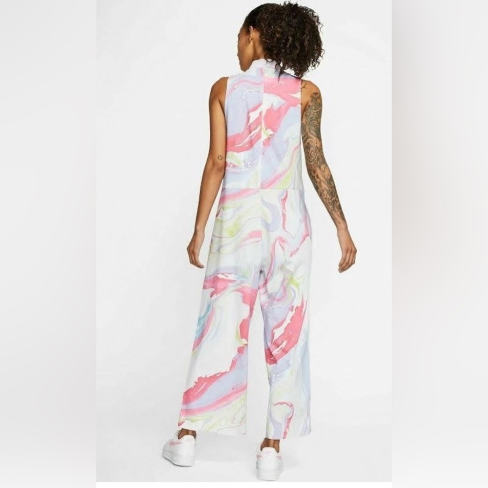 Nike Pink and Blue Jumpsuit Contemporary Style - Picture 3 of 5